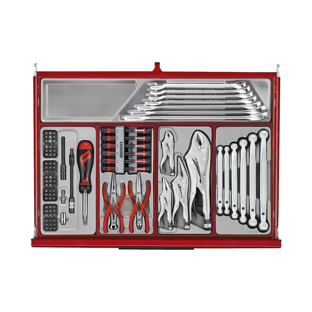 Teng Tools 26in PRO35™ Stack Tool Kit 753 Pieces Red